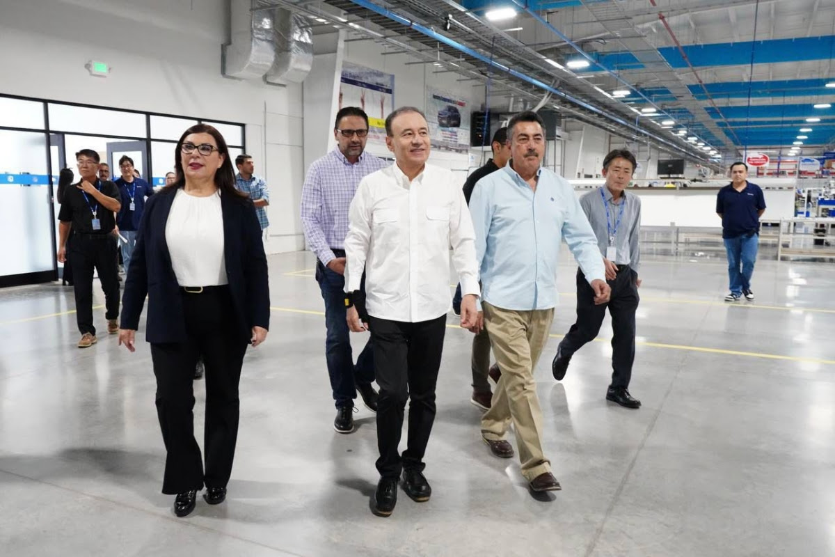 Atrae Gobernador Durazo más de mil nuevos empleos con inauguración de la planta Kyungshin México-Obregón