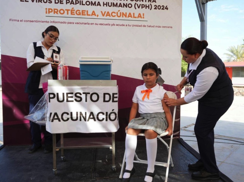 Inicia en Sonora la campaña de vacunación contra el Virus del Papiloma Humano (VPH) 