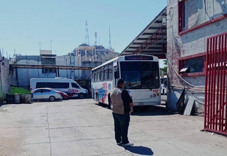 Verifica Gobierno de Sonora cumplimiento de nuevos horarios de transporte HMO-Comisaría Miguel Alemán