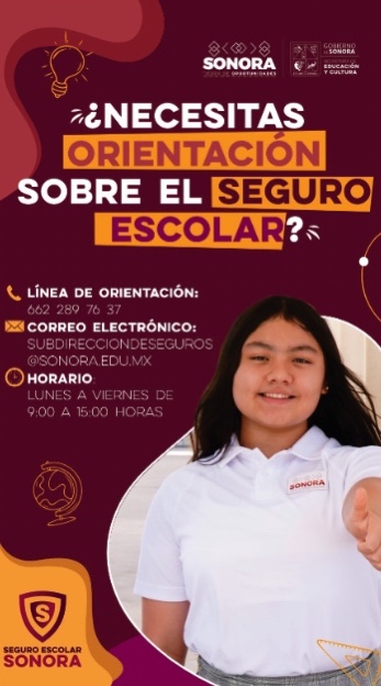 Beneficia Gobierno de Sonora a cerca de 700 mil estudiantes con seguro escolar 