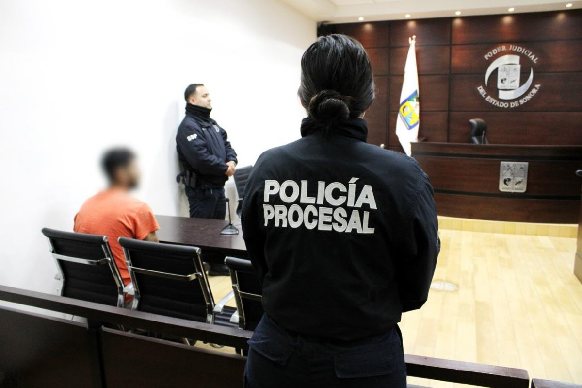 Brinda Policía Procesal seguridad en salas de juicios orales: SSP Sonora